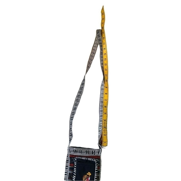 Handmade guatamalen crossbody small pouch bag - Picture 3 of 4